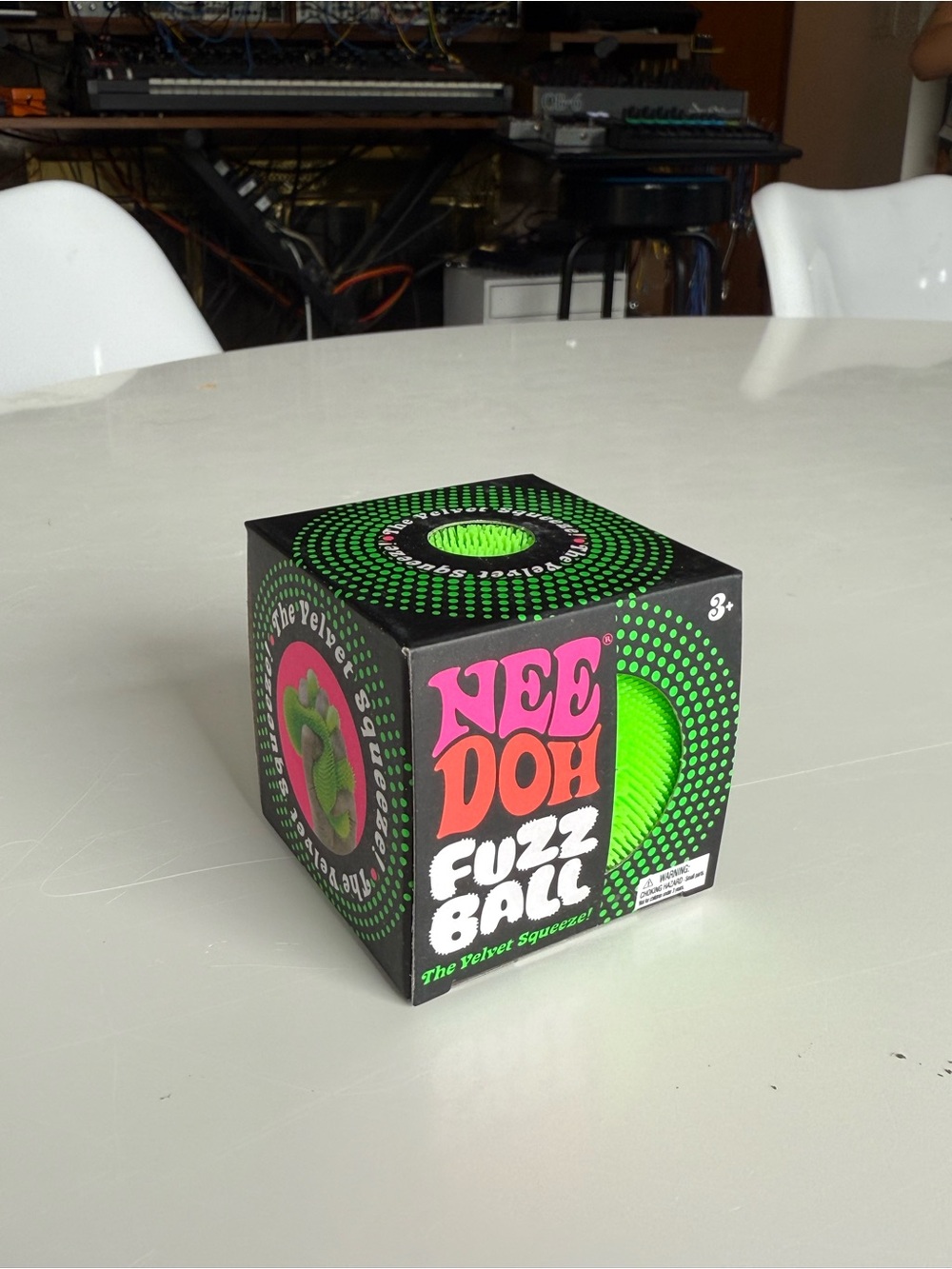Green Needoh fuzz ball. Brand new.